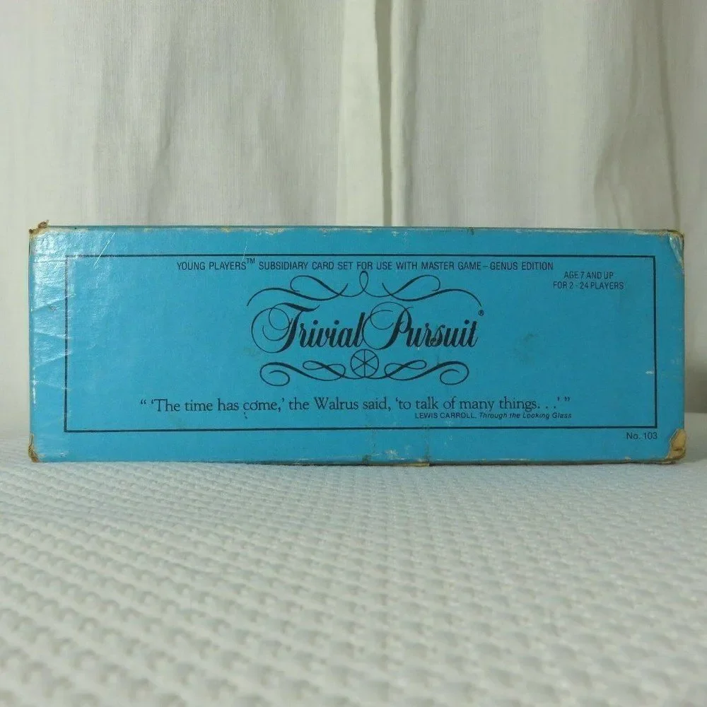 Trivial Pursuit Young Players Edition Subsidiary Card Set Genus Edition 1984